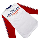 JETLIFE (3TONE WHITE) CREWNECK