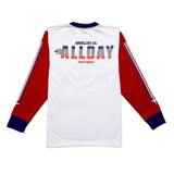 JETLIFE (3TONE WHITE) CREWNECK