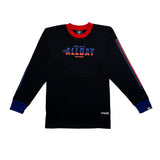 JETLIFE (3TONE BLACK) CREWNECK