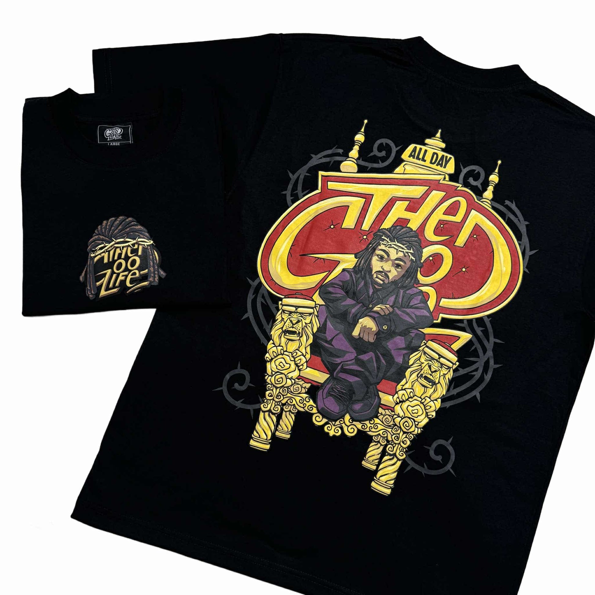 K. LAMAR (BLACK) T-SHIRT