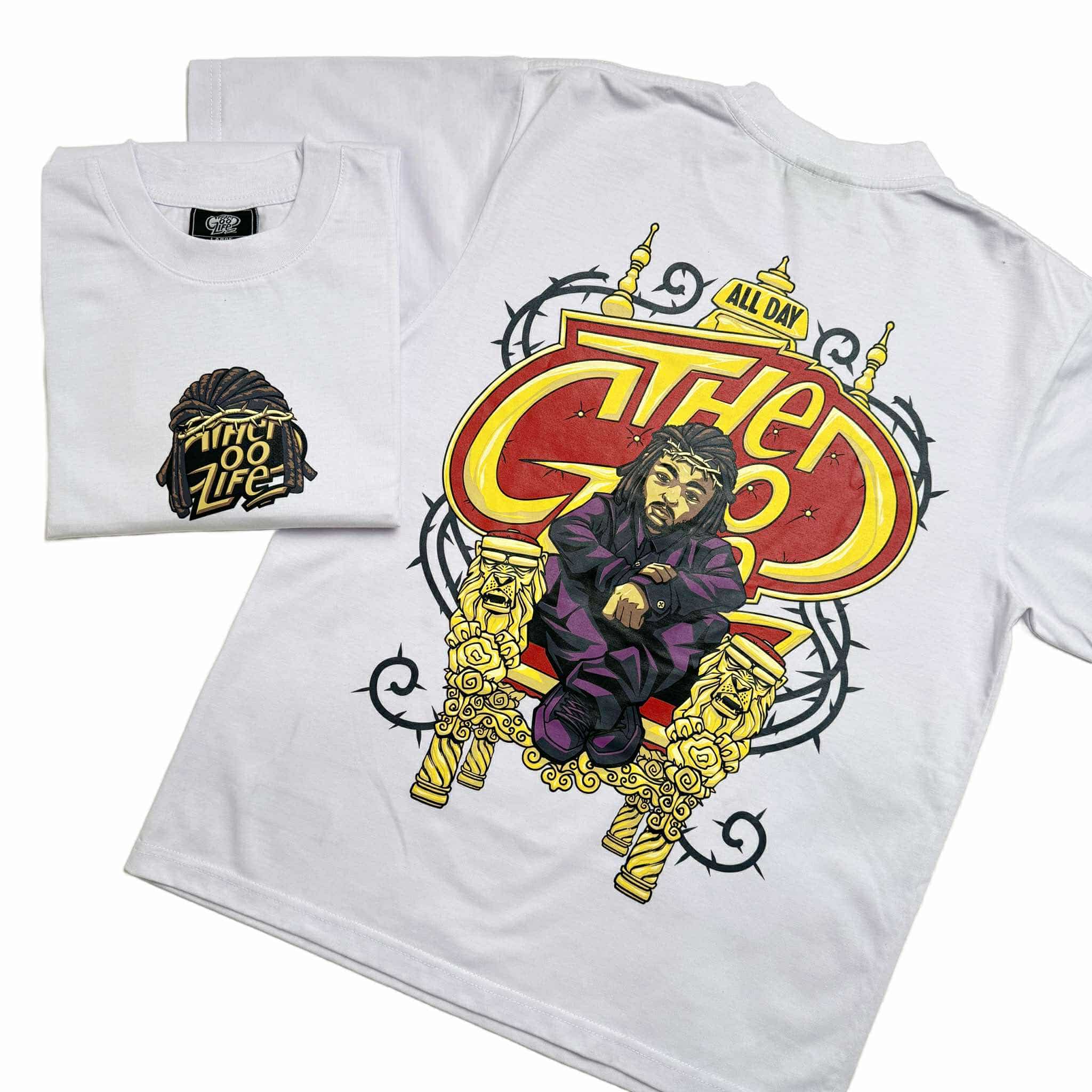 K. LAMAR (WHITE) T-SHIRT