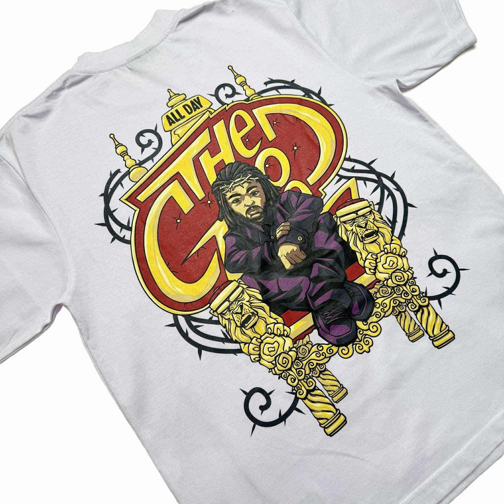 K. LAMAR (WHITE) T-SHIRT