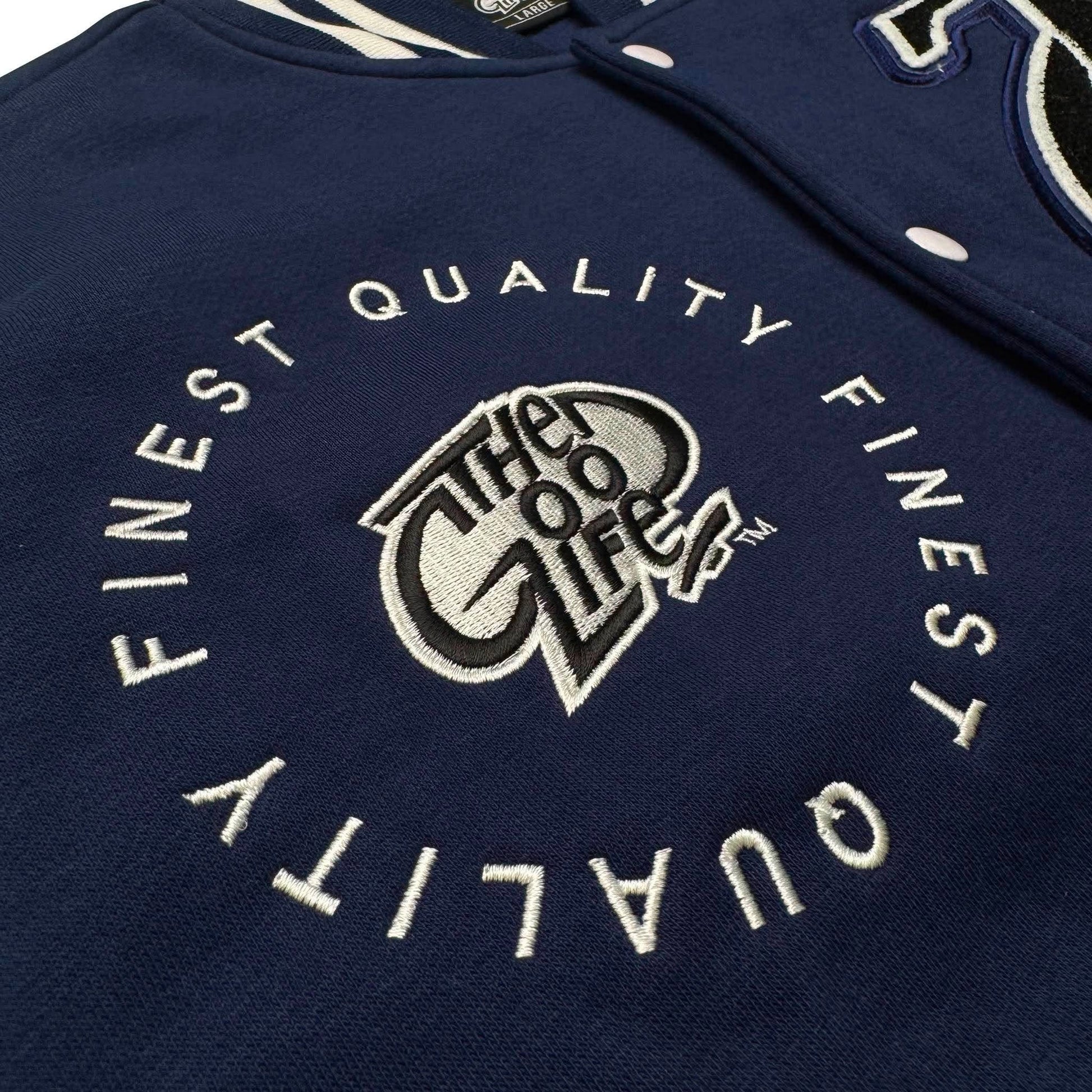 LEGACY PATCH '13 (NAVY/WHITE) VARSITY JACKET