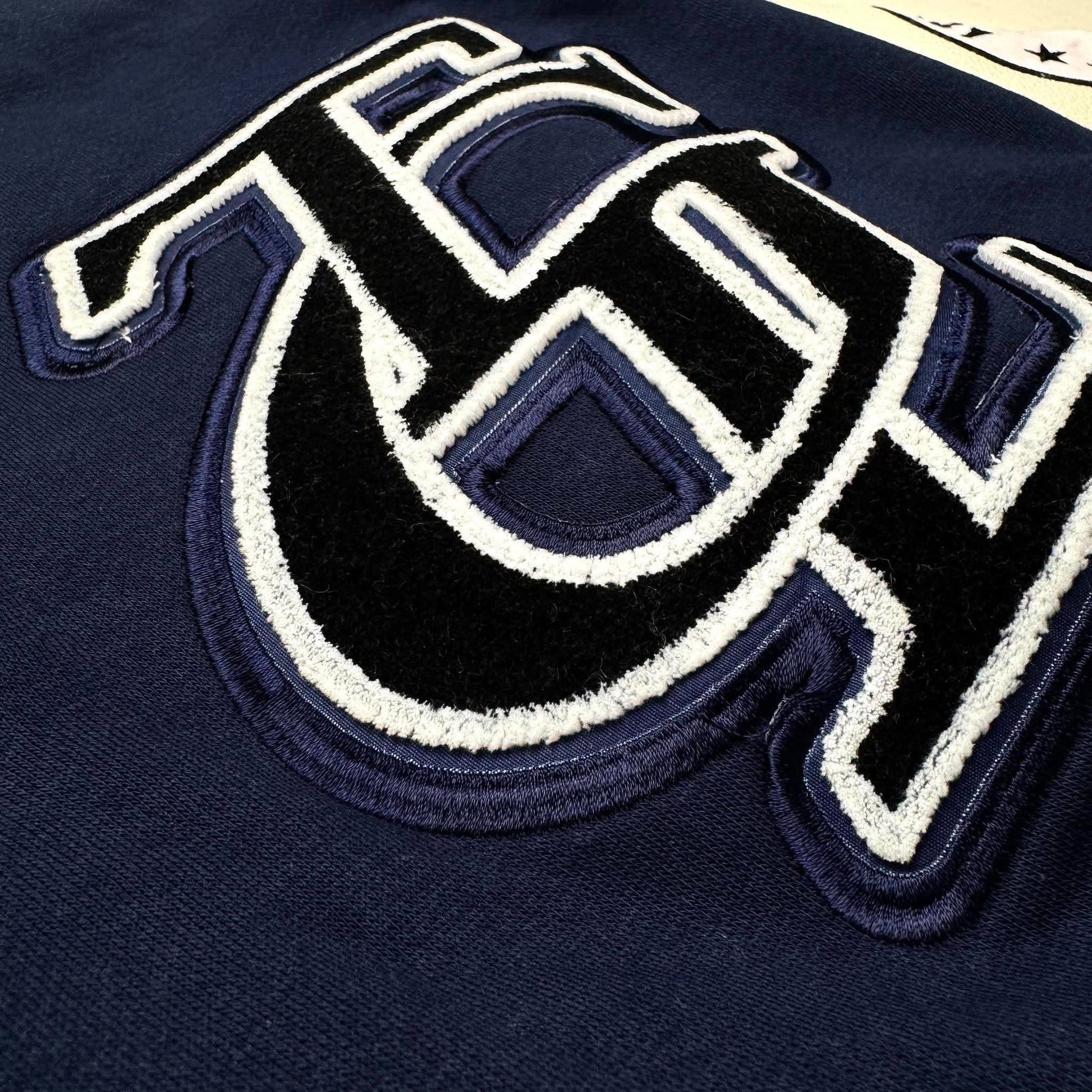 LEGACY PATCH '13 (NAVY/WHITE) VARSITY JACKET