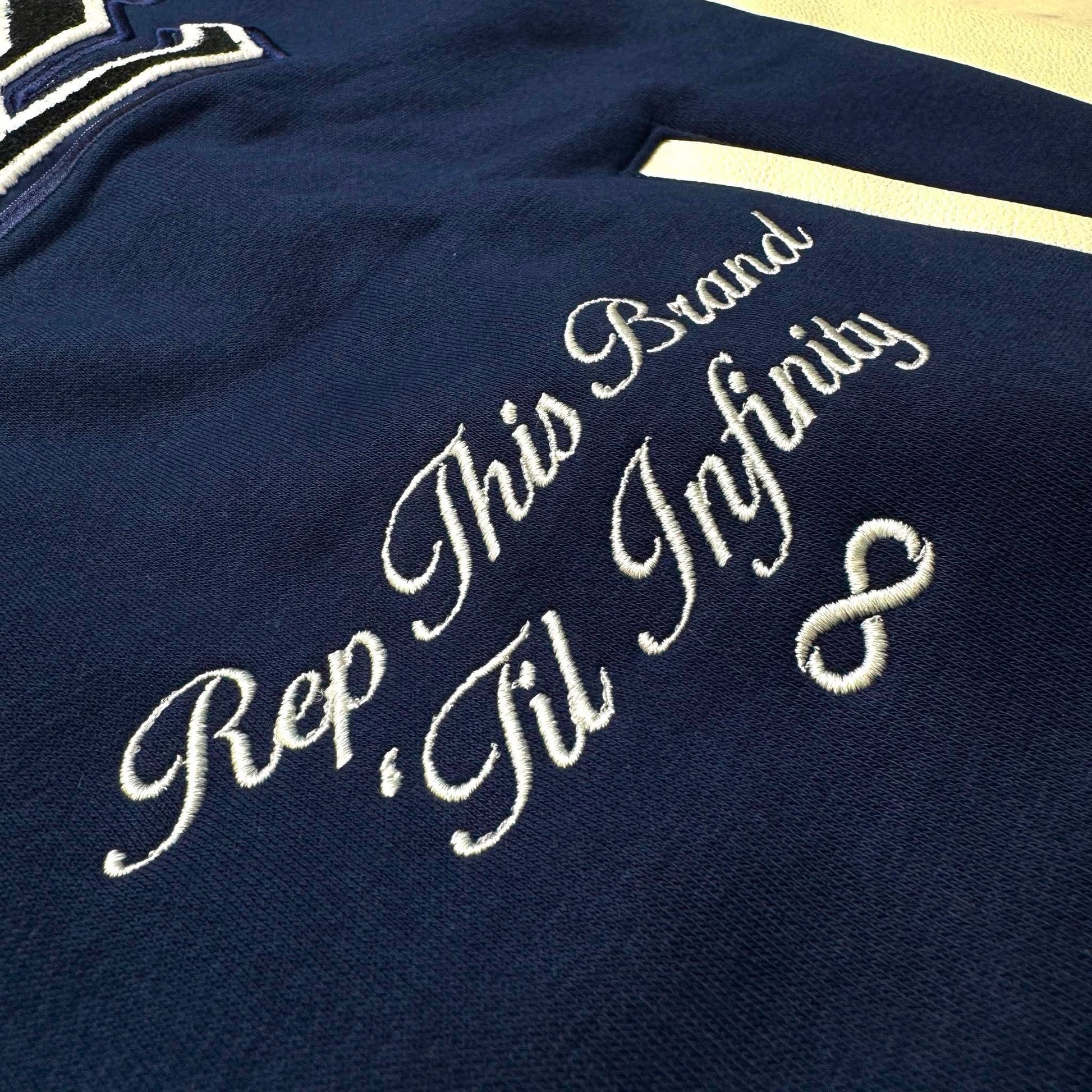 LEGACY PATCH '13 (NAVY/WHITE) VARSITY JACKET