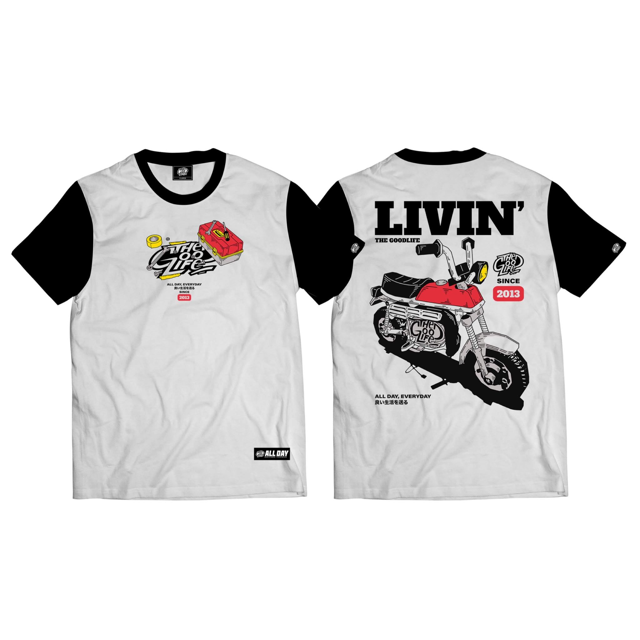 LIVIN (2TONE) T-SHIRT