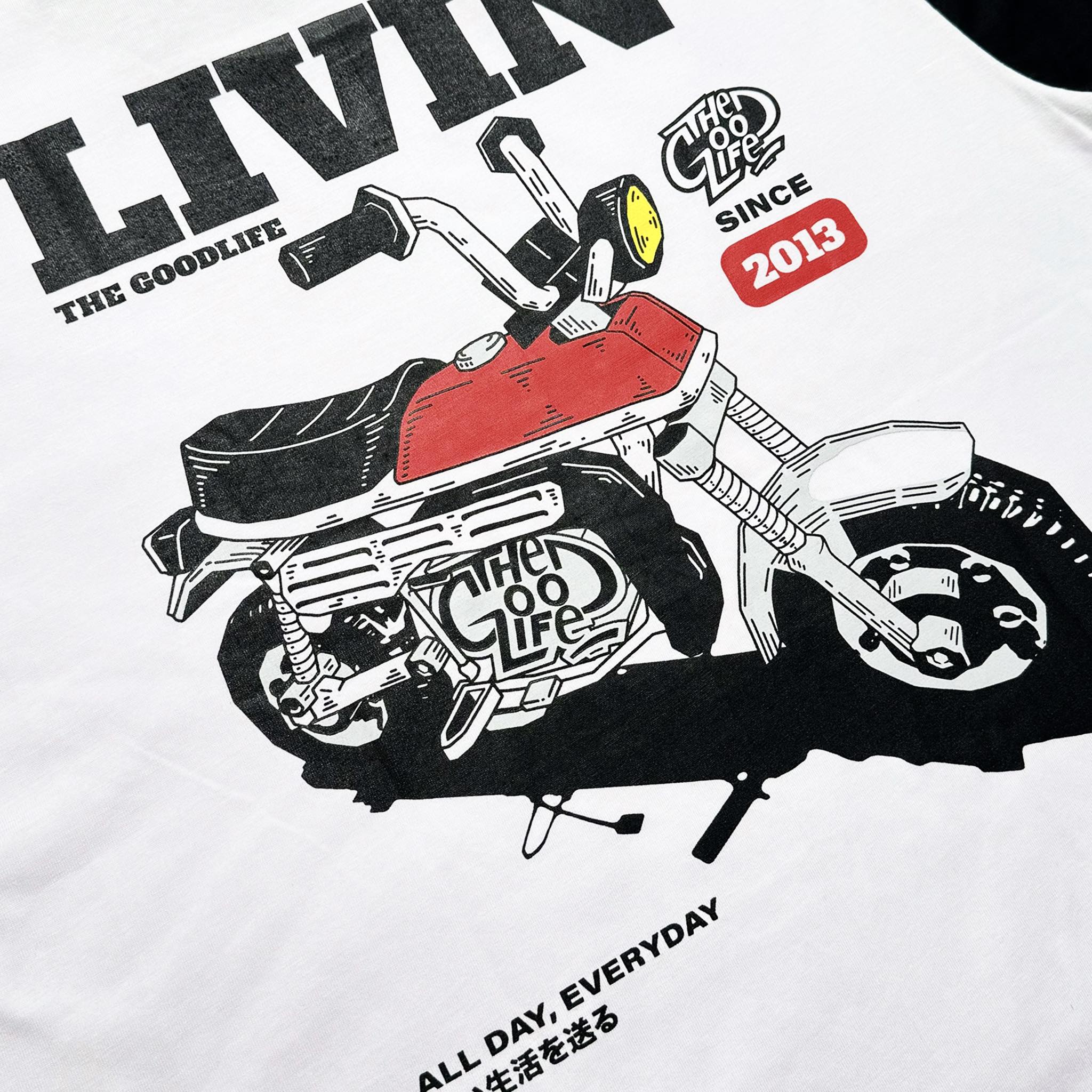 LIVIN (2TONE) T-SHIRT