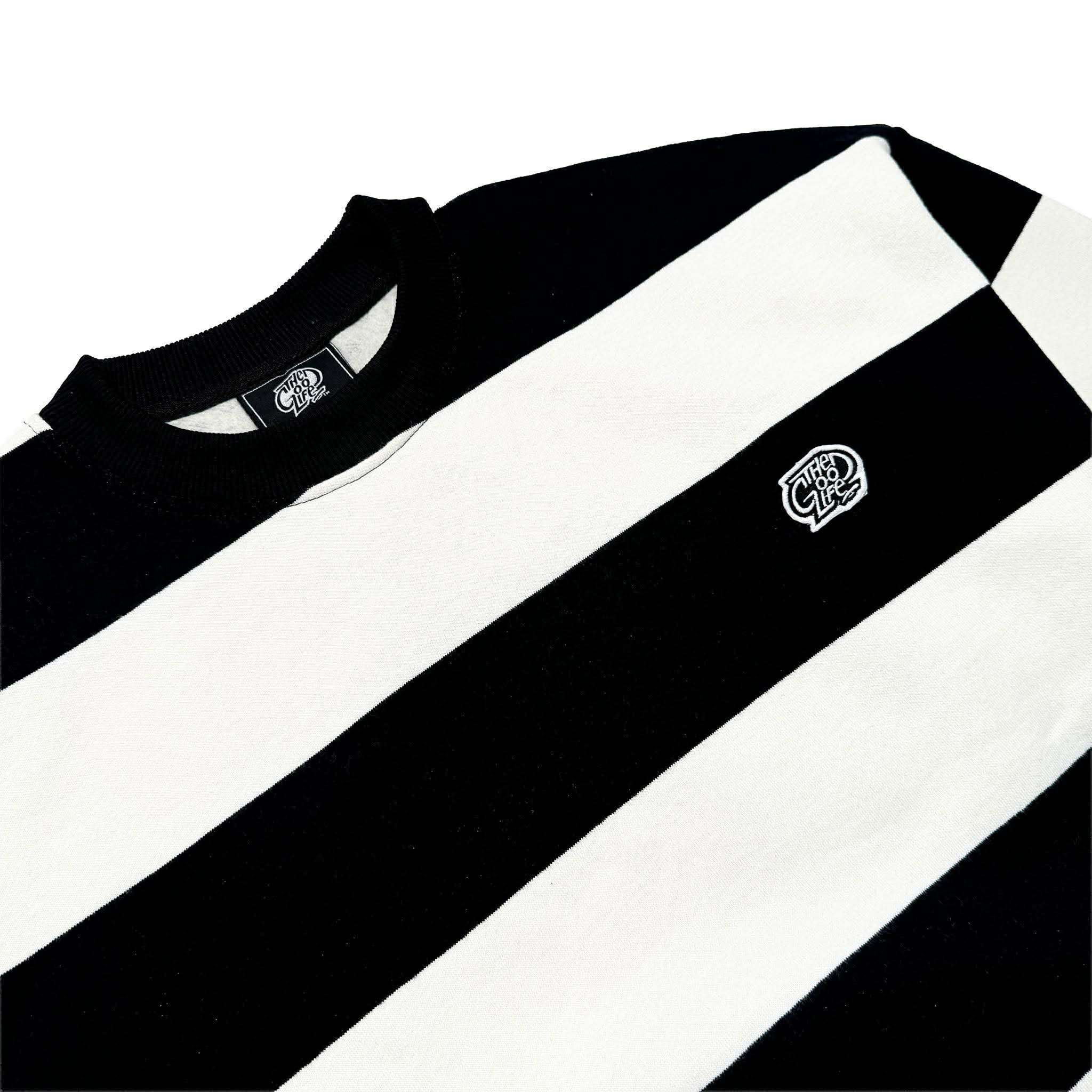 LOGO PATCH STRIPES (BLACK) SWEATSHIRT