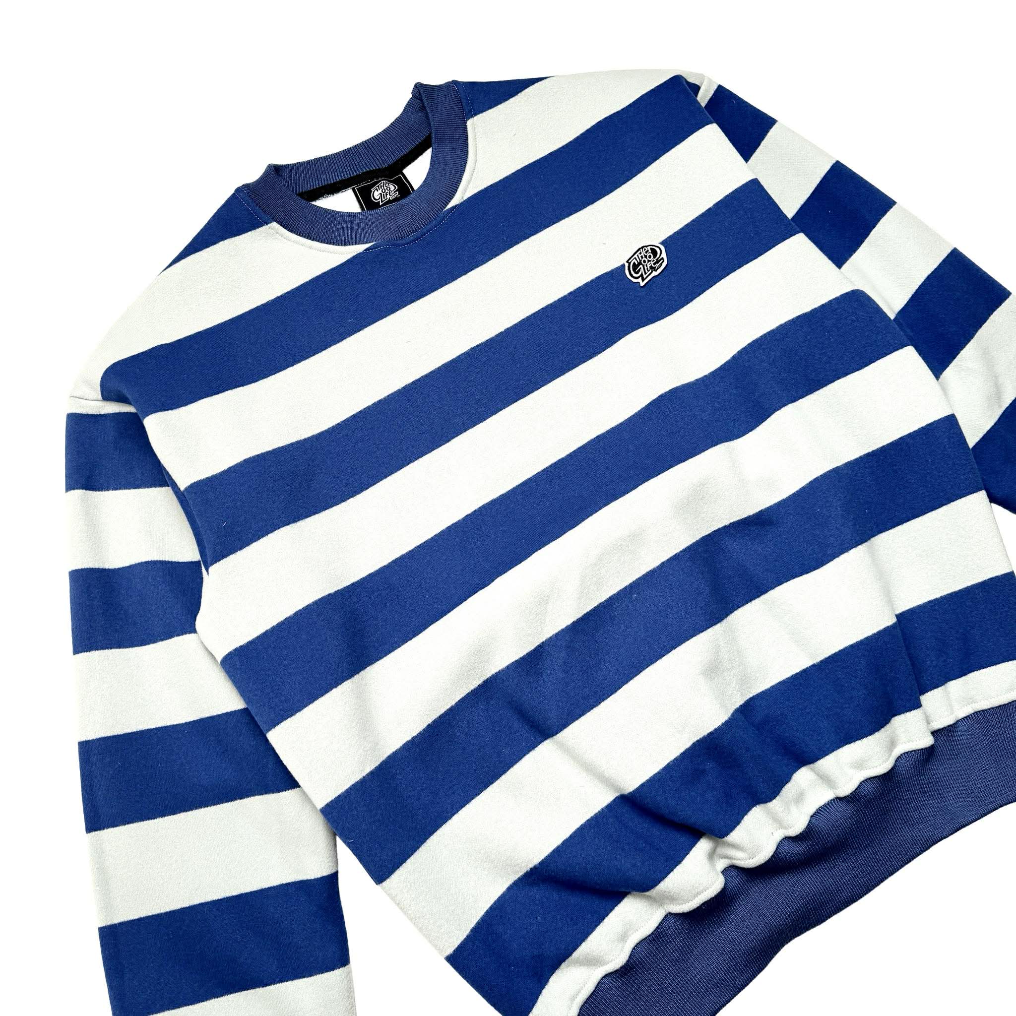 LOGO PATCH STRIPES (MINT/NAVY) SWEATSHIRT