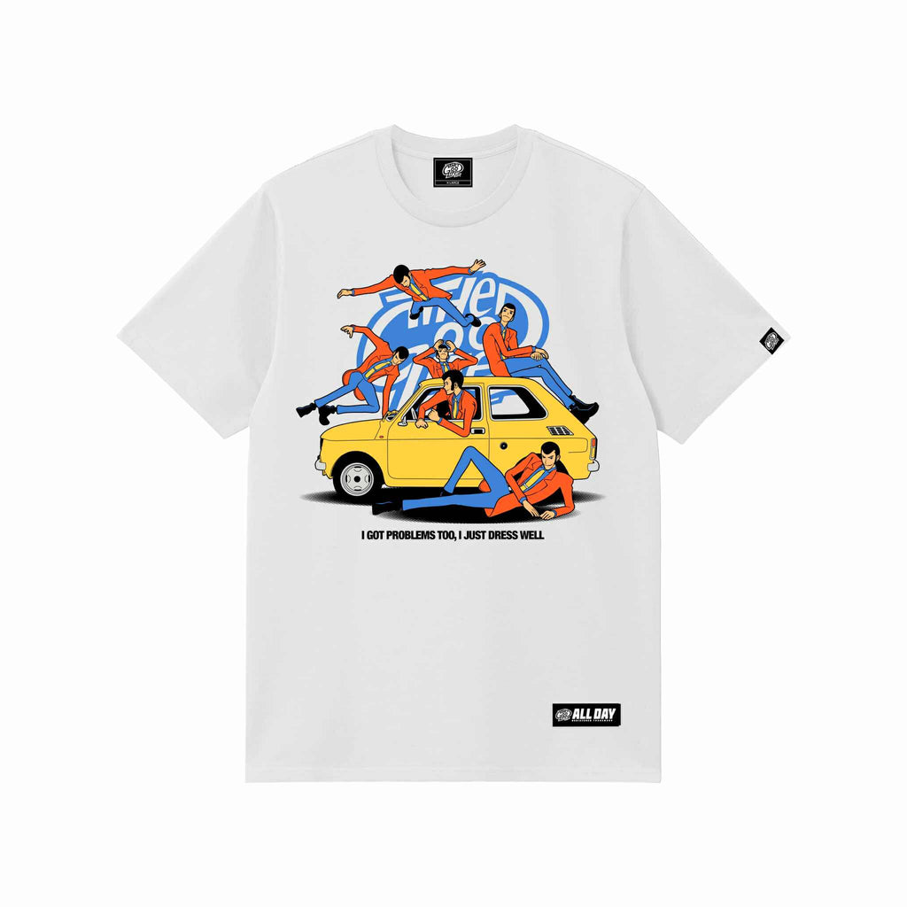 DRESS WELL (WHITE) T-SHIRT
