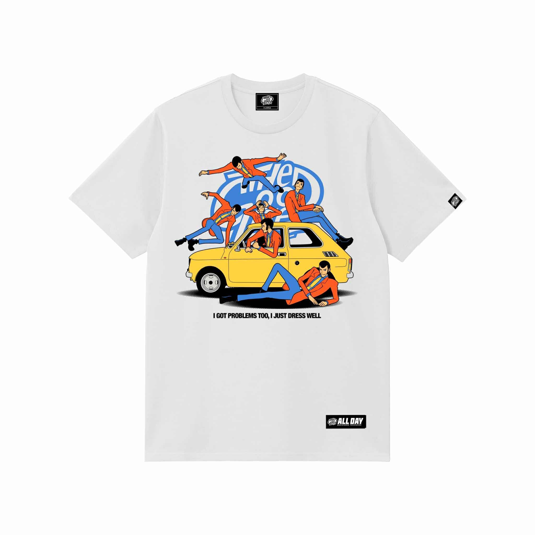 DRESS WELL (WHITE) T-SHIRT
