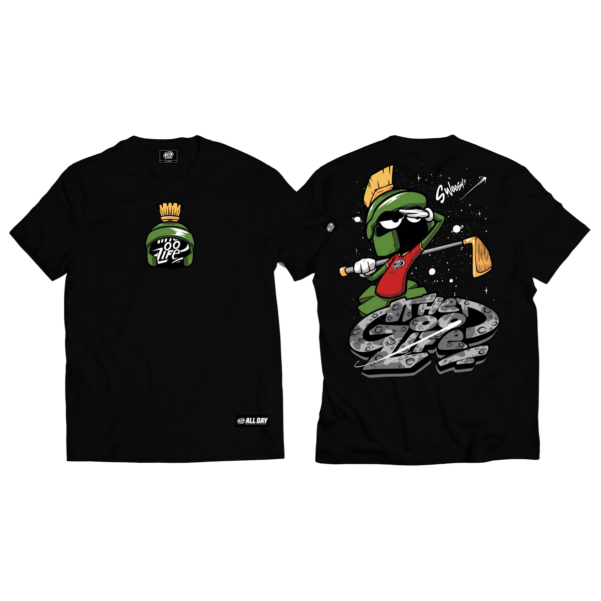 MARTIAN (BLACK) TEE - "TUNE SQUAD v2"