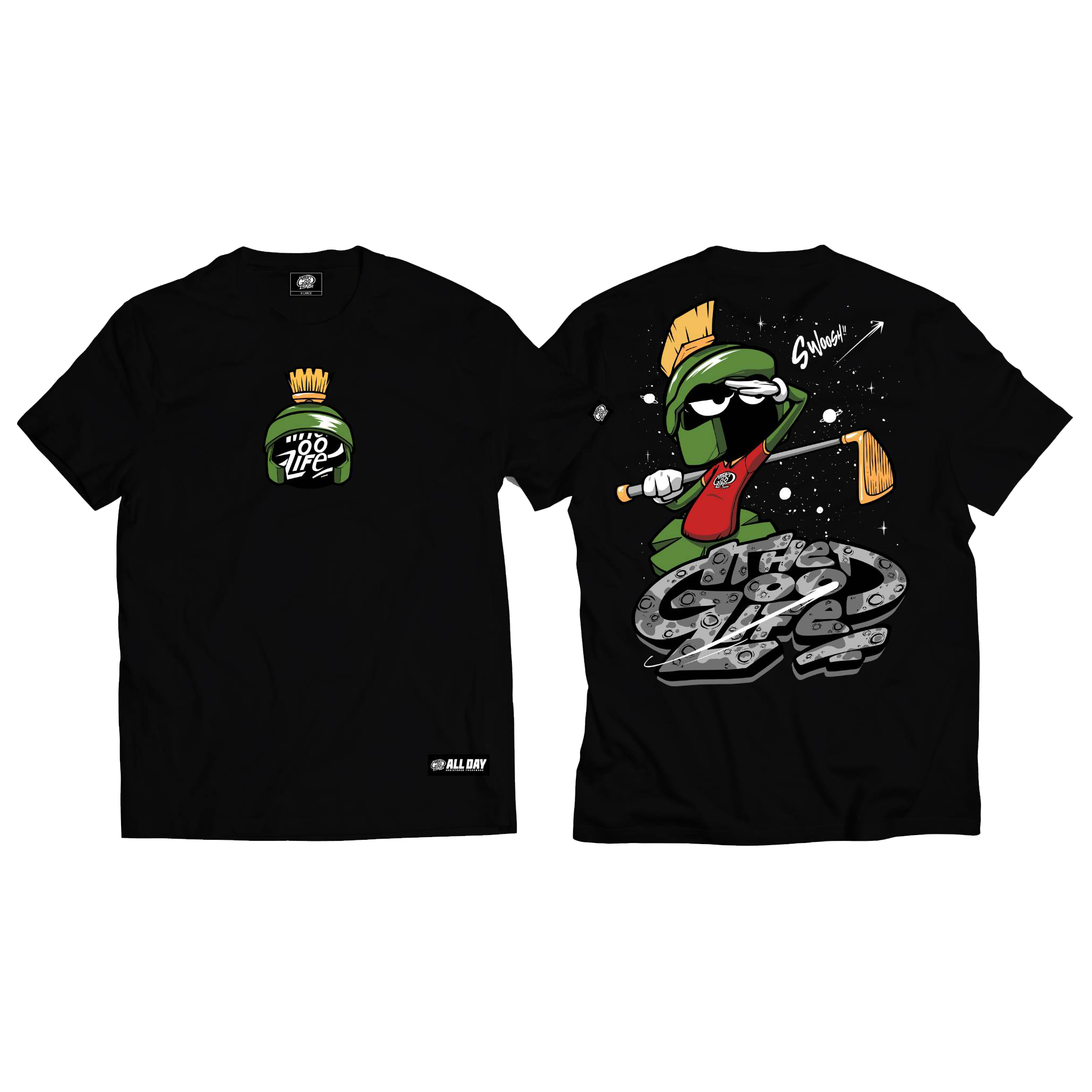 MARTIAN (BLACK) TEE - "TUNE SQUAD v2"