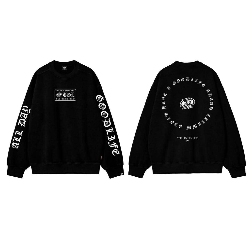 MEDIEVAL (BLACK) CREWNECK