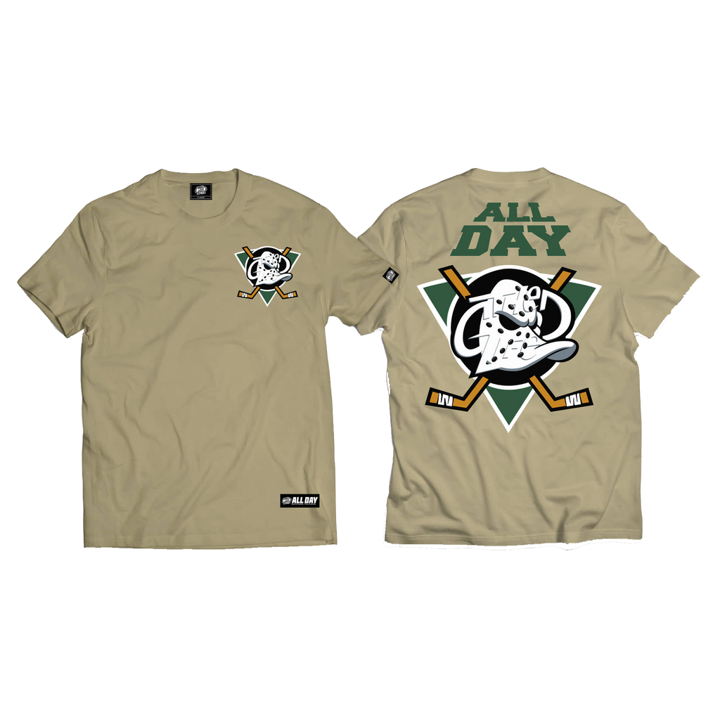 MIGHTY DUCKS (KHAKI) T-SHIRT