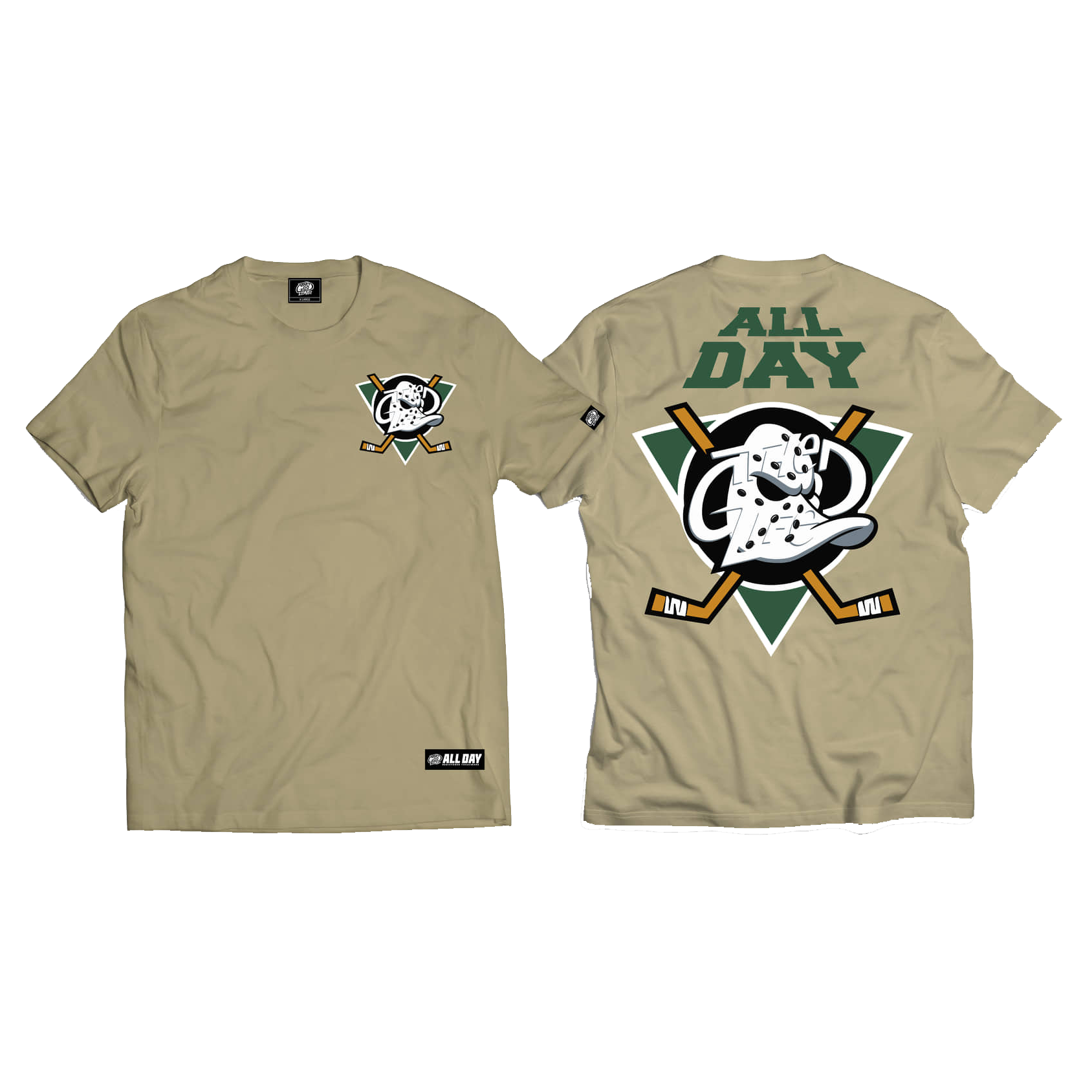 MIGHTY DUCKS (KHAKI) T-SHIRT