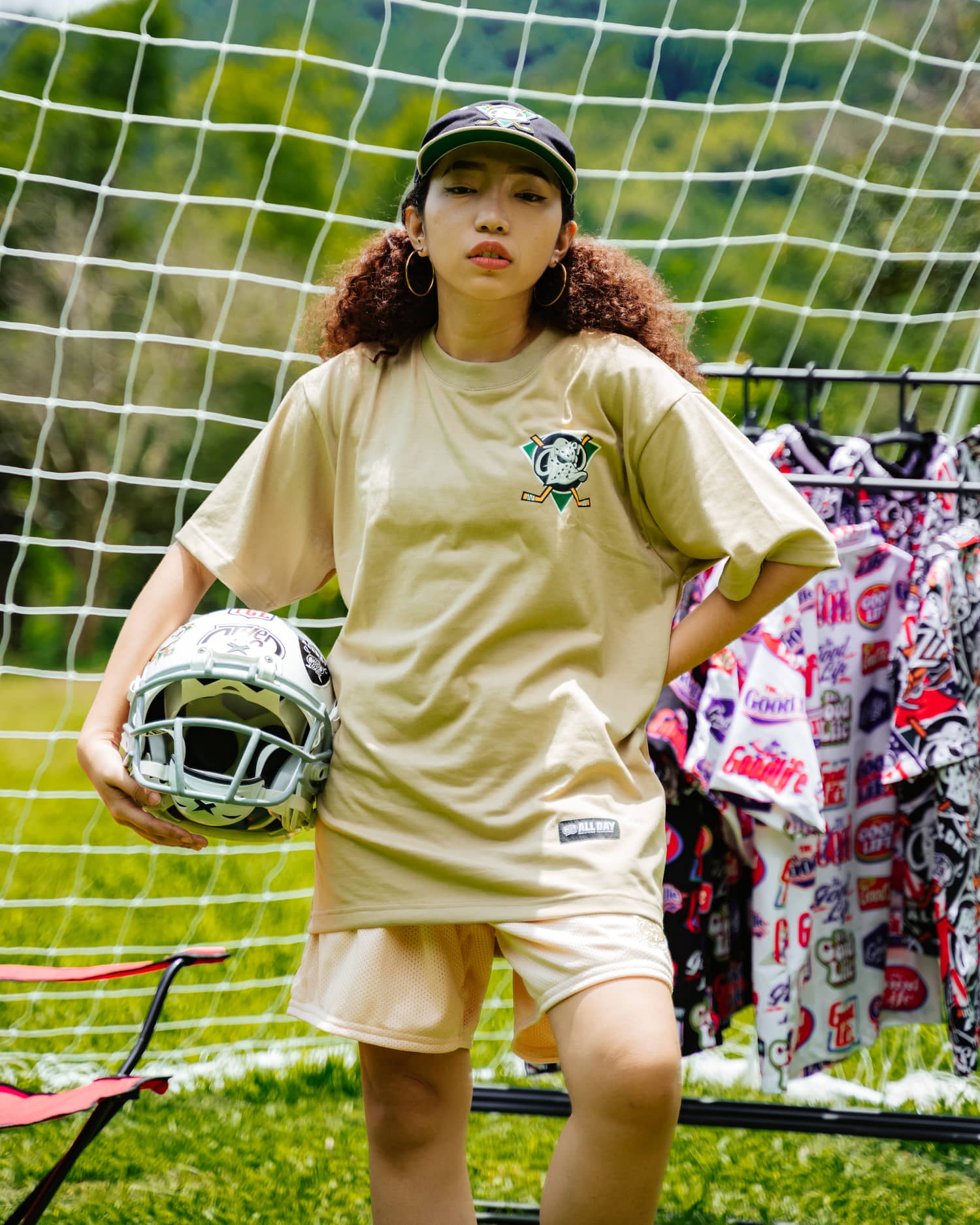 MIGHTY DUCKS (KHAKI) T-SHIRT