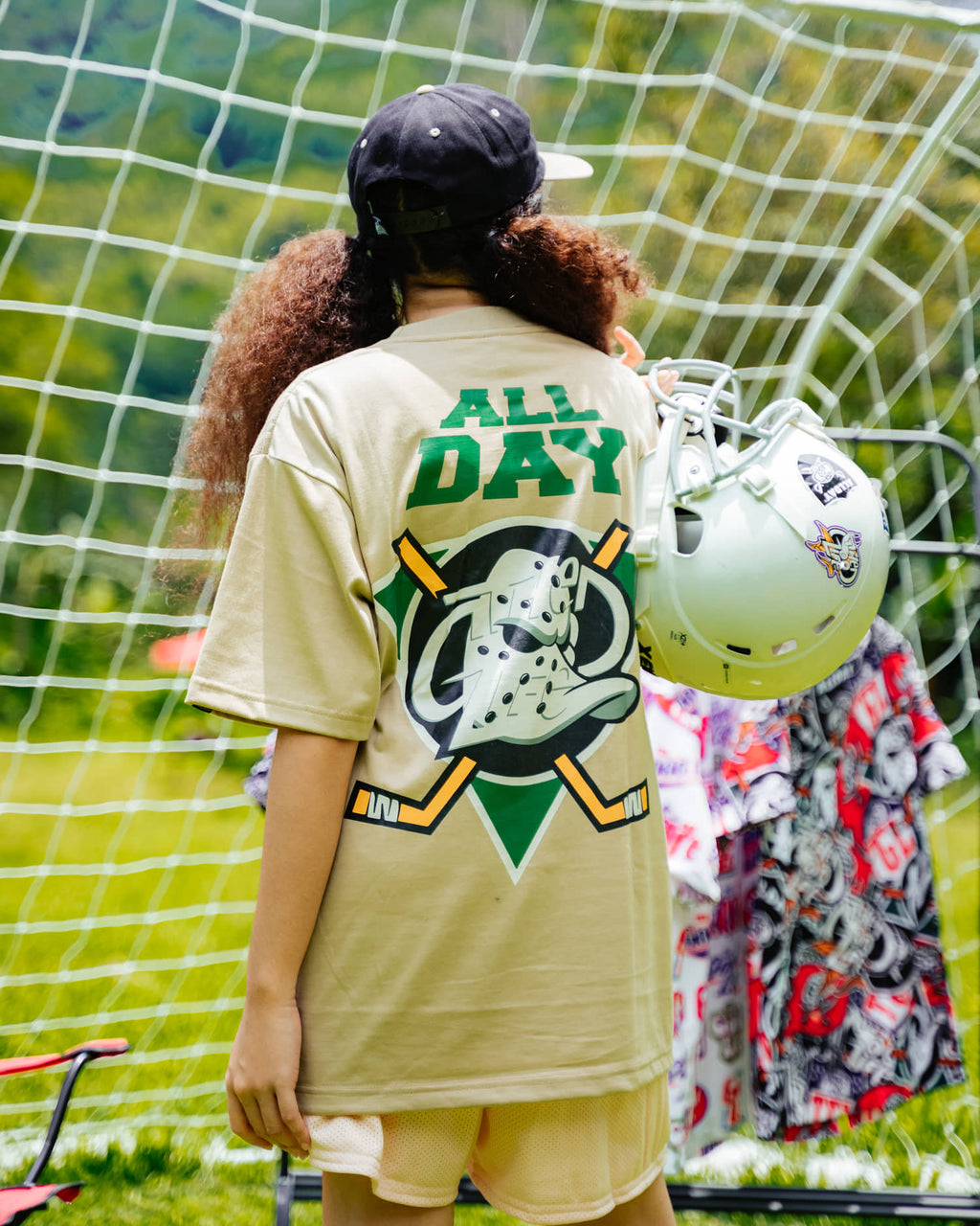 MIGHTY DUCKS (KHAKI) T-SHIRT