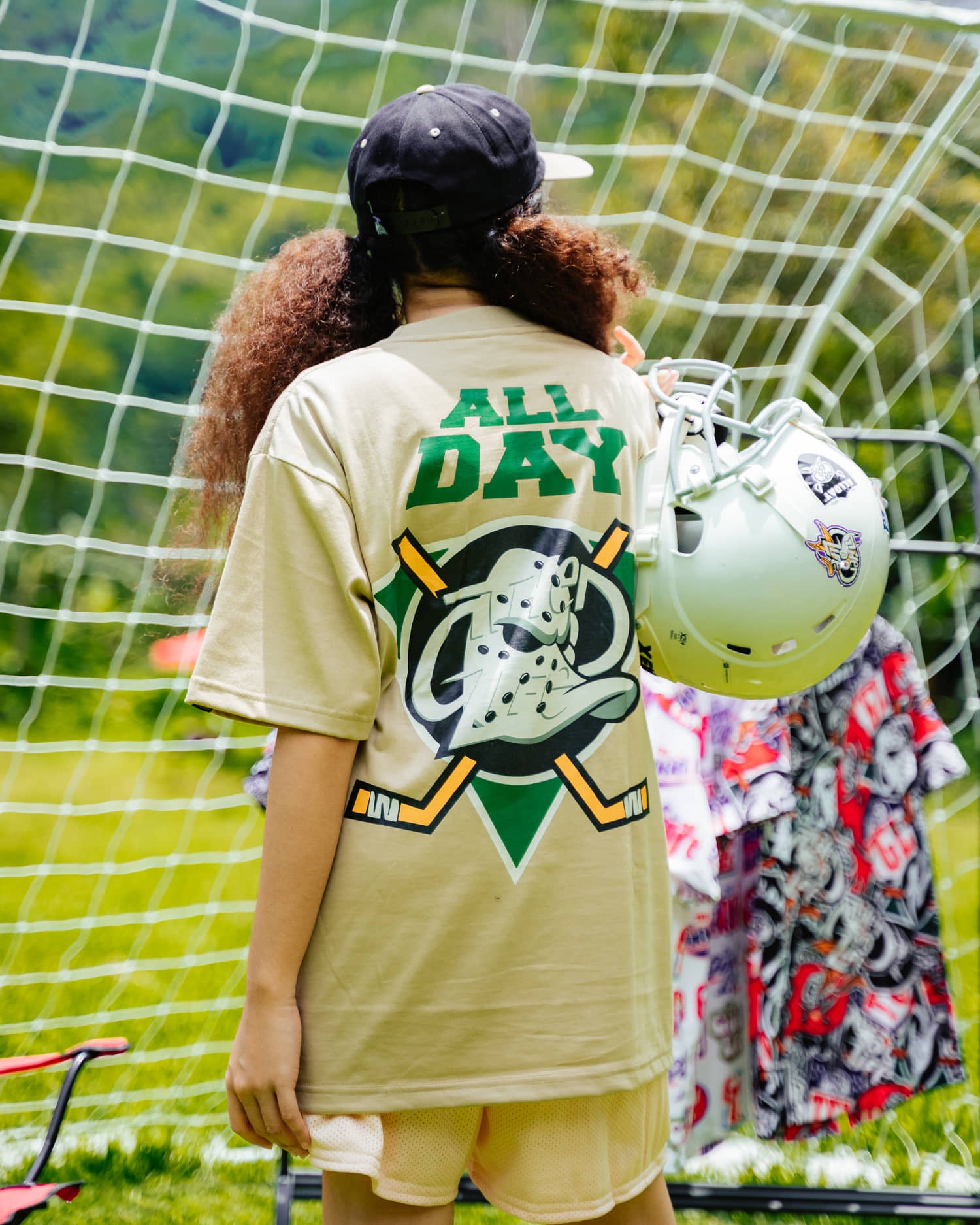 MIGHTY DUCKS (KHAKI) T-SHIRT