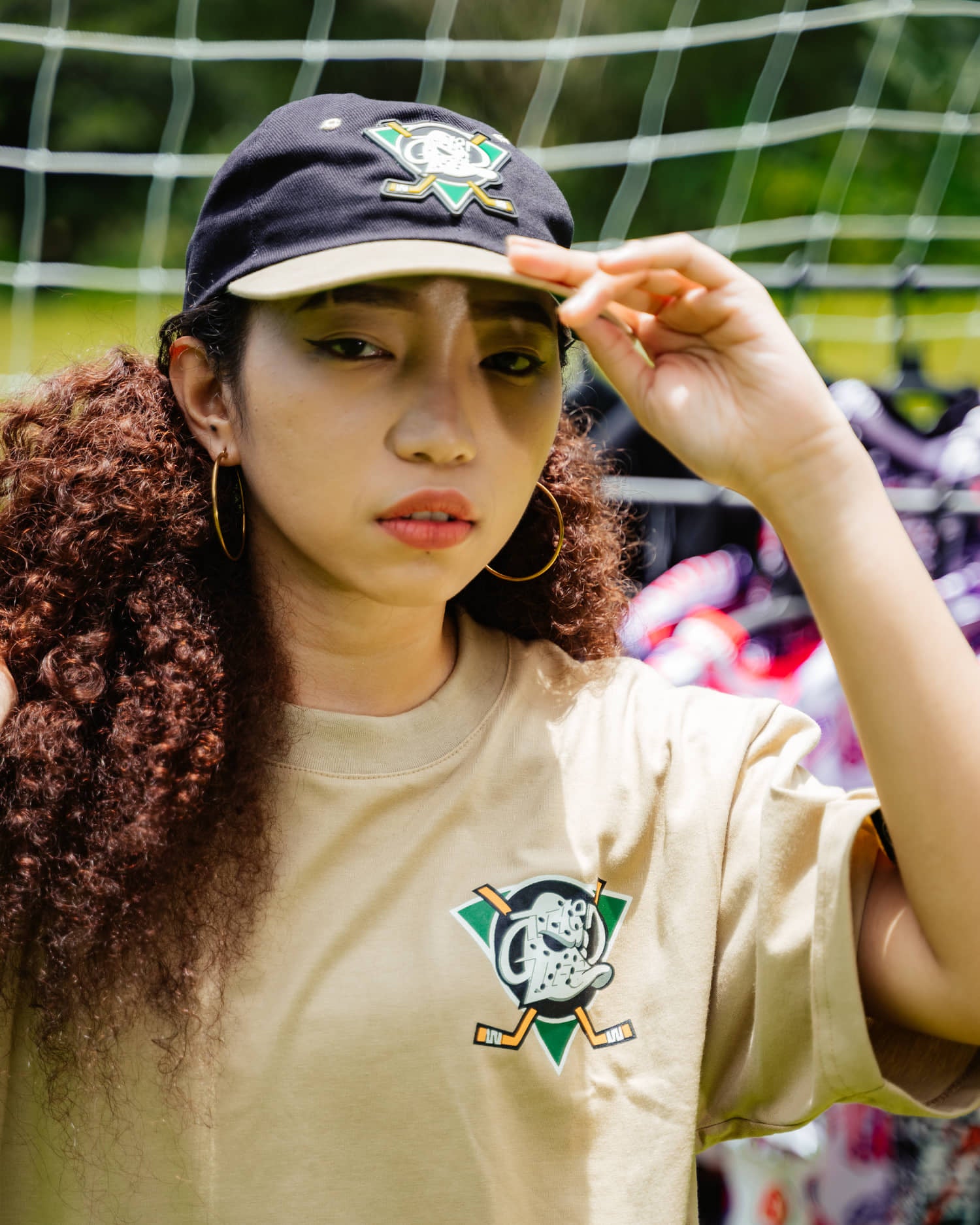 MIGHTY DUCKS (KHAKI) T-SHIRT