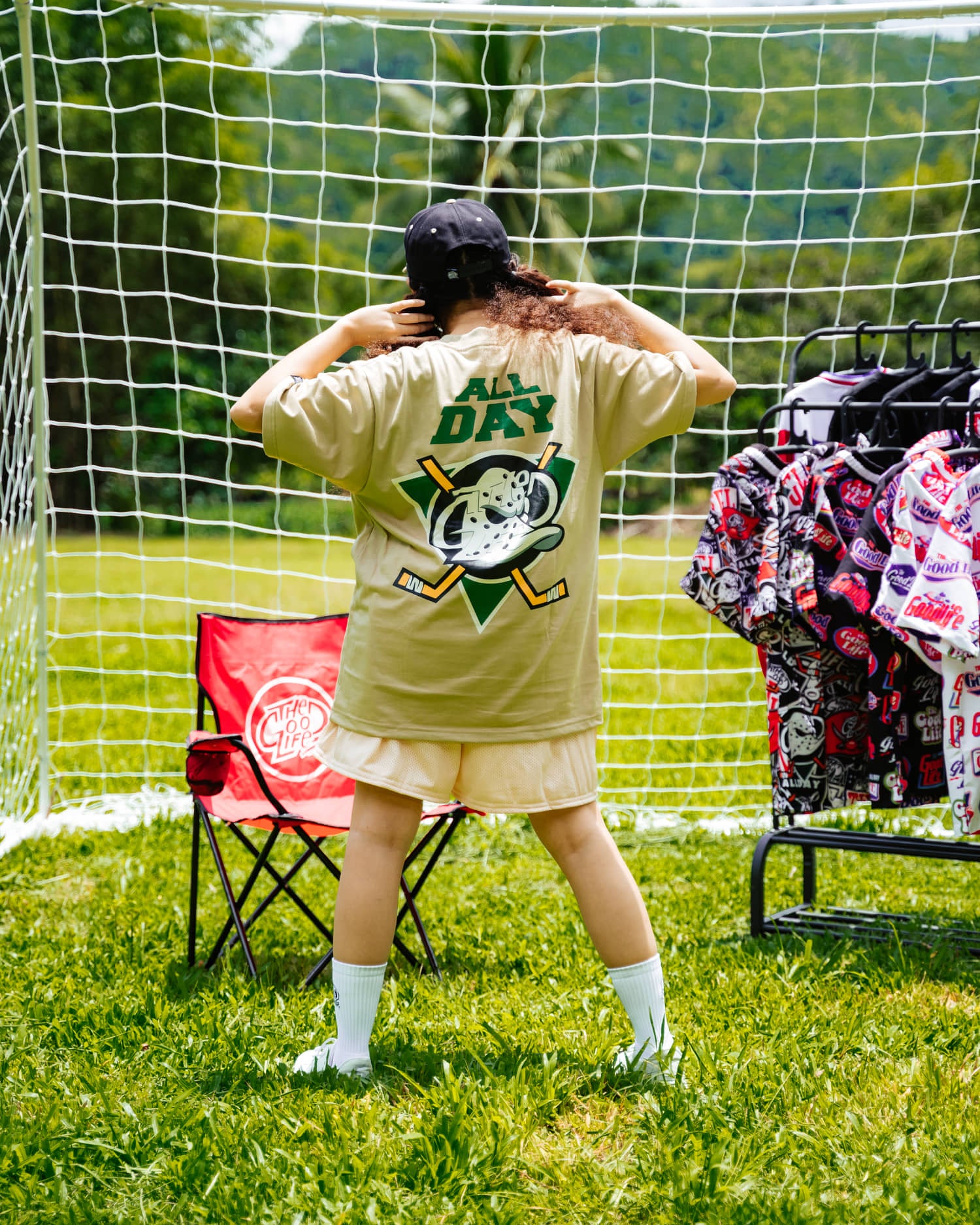 MIGHTY DUCKS (KHAKI) T-SHIRT