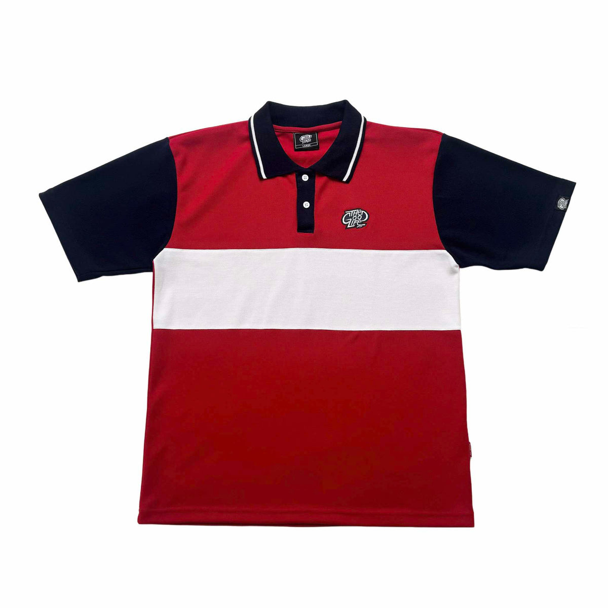 “LINING” (NAVY/RED) POLO SHIRT