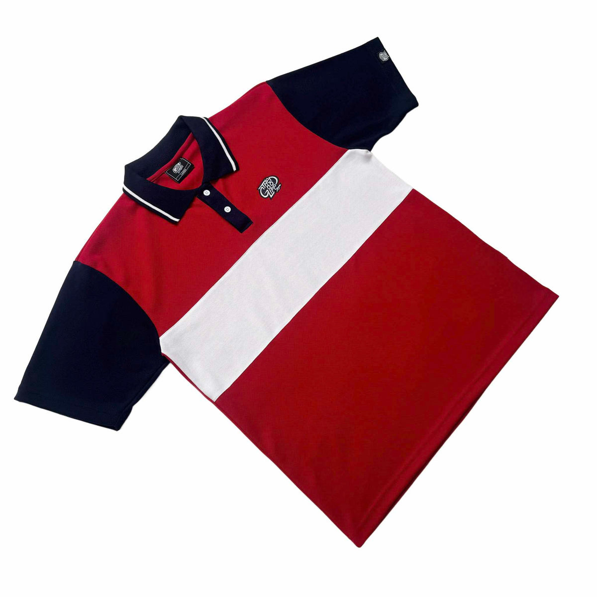 “LINING” (NAVY/RED) POLO SHIRT