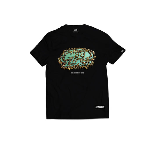 NO SHOTS (BLACK) T-SHIRT