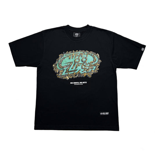 NO SHOTS (BLACK) T-SHIRT