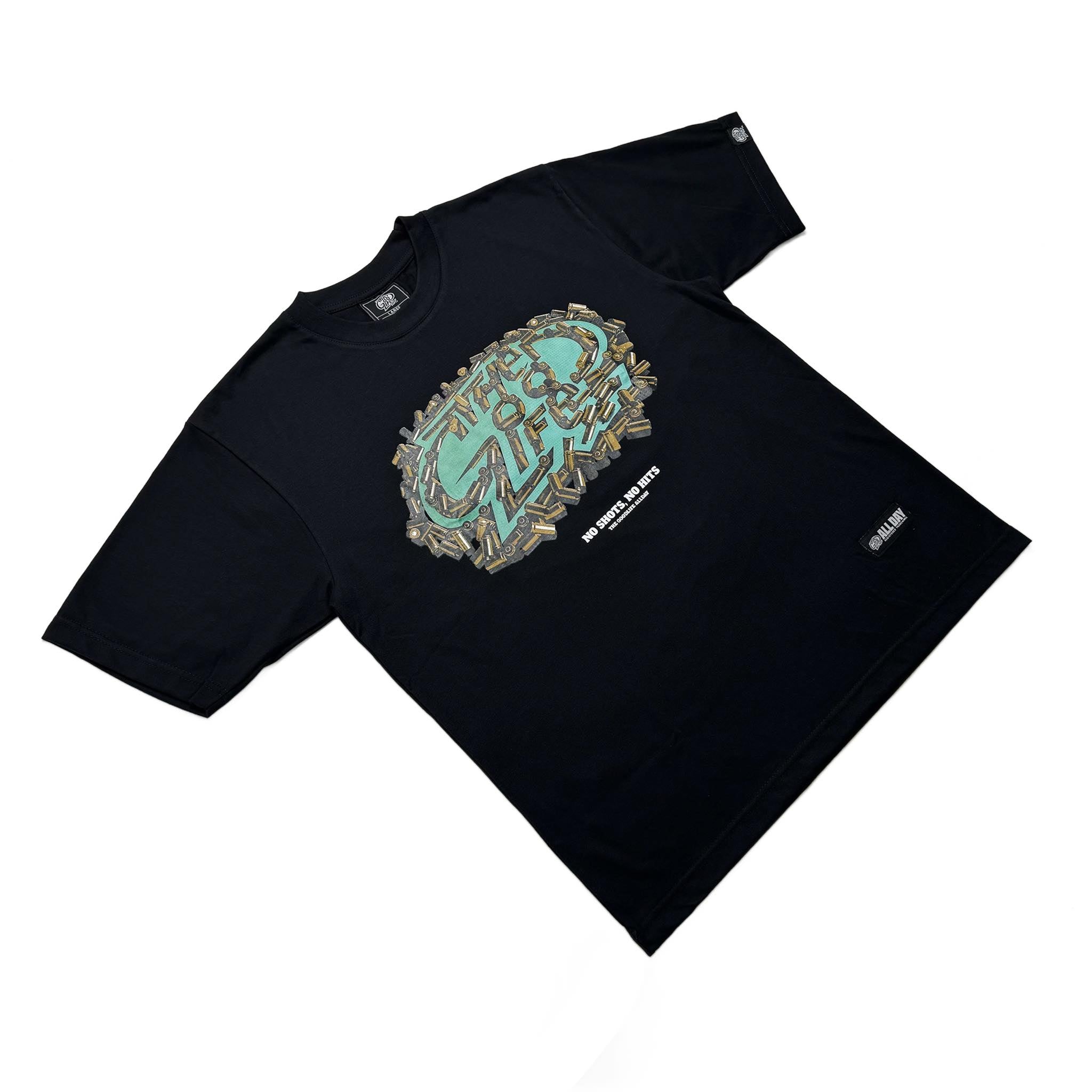 NO SHOTS (BLACK) T-SHIRT
