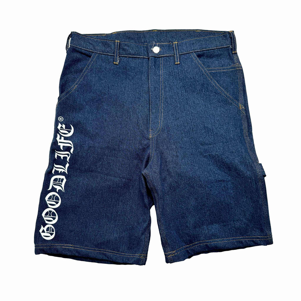 OLD ENGLISH (NAVY) DENIM JORTS
