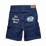 OLD ENGLISH (NAVY) DENIM JORTS