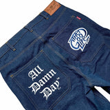 OLD ENGLISH (NAVY) DENIM JORTS