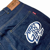 OLD ENGLISH (NAVY) DENIM JORTS