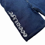 OLD ENGLISH (NAVY) DENIM JORTS