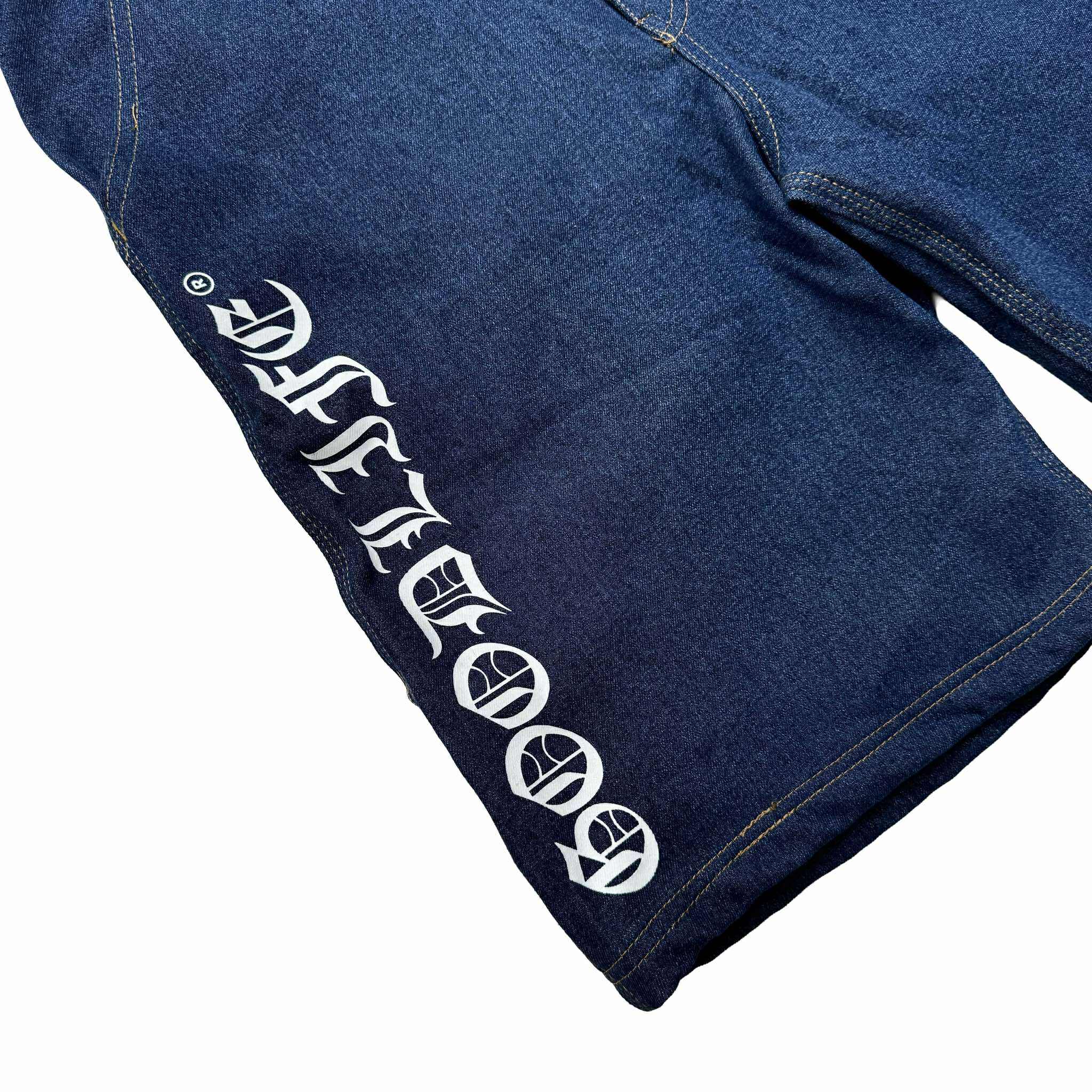 OLD ENGLISH (NAVY) DENIM JORTS