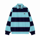 "OCEAN" TWIN STRAND (MINT/NAVY) CREWNECK
