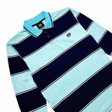 "OCEAN" TWIN STRAND (MINT/NAVY) CREWNECK