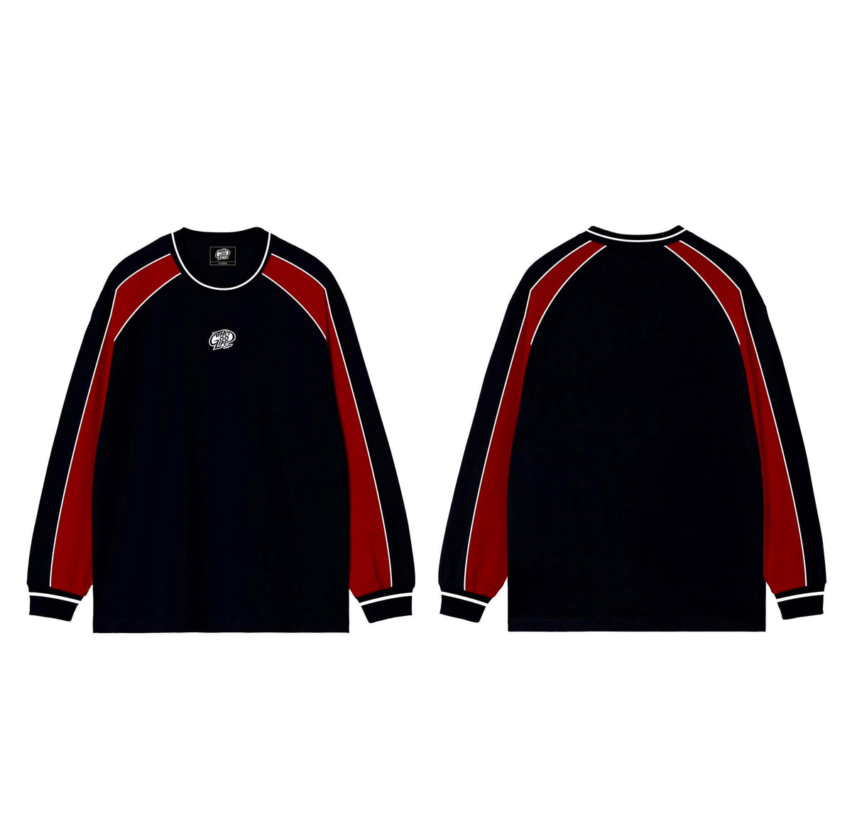 OG BREDS (BLACK/RED) CUT/SEW LONGSLEEVE