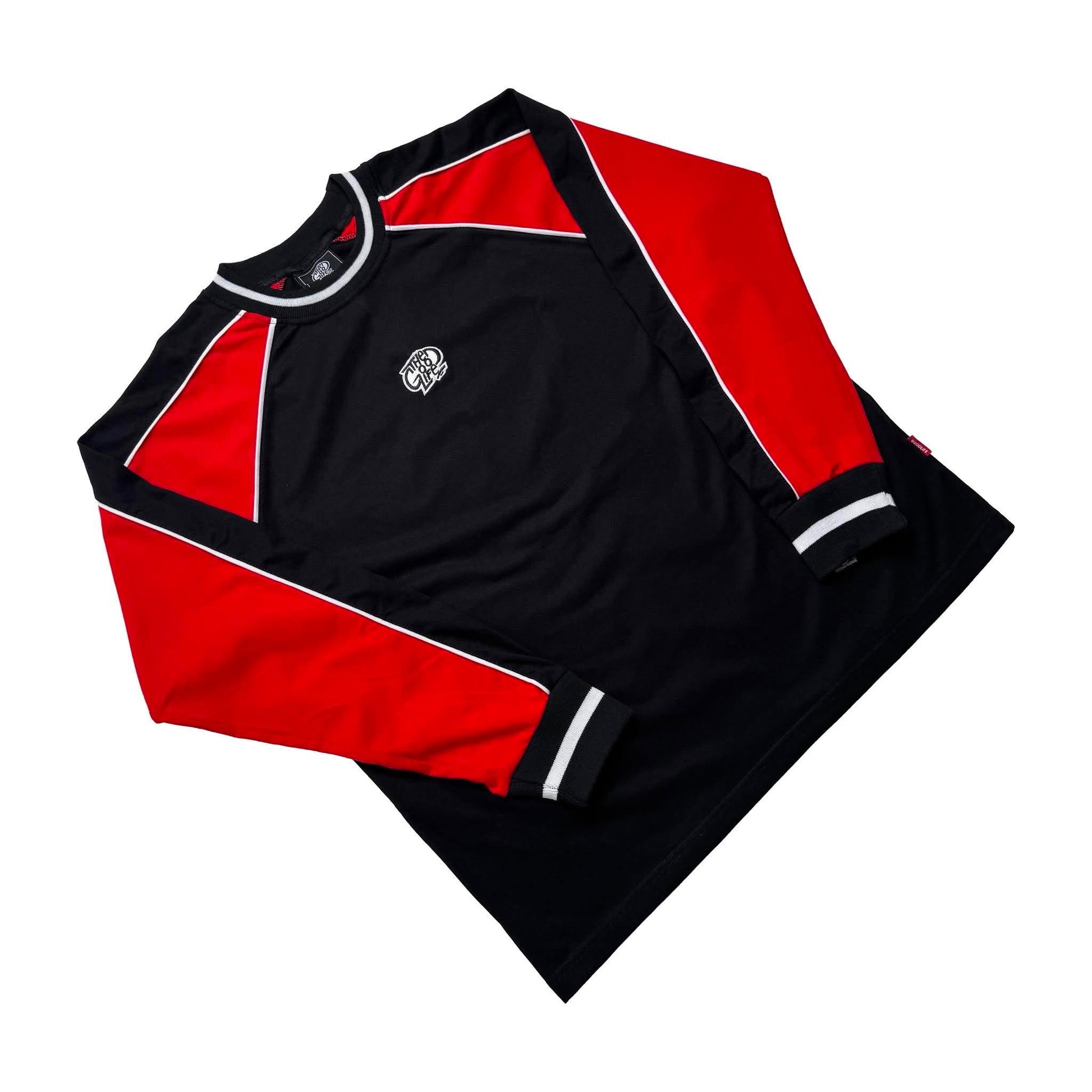 OG BREDS (BLACK/RED) CUT/SEW LONGSLEEVE