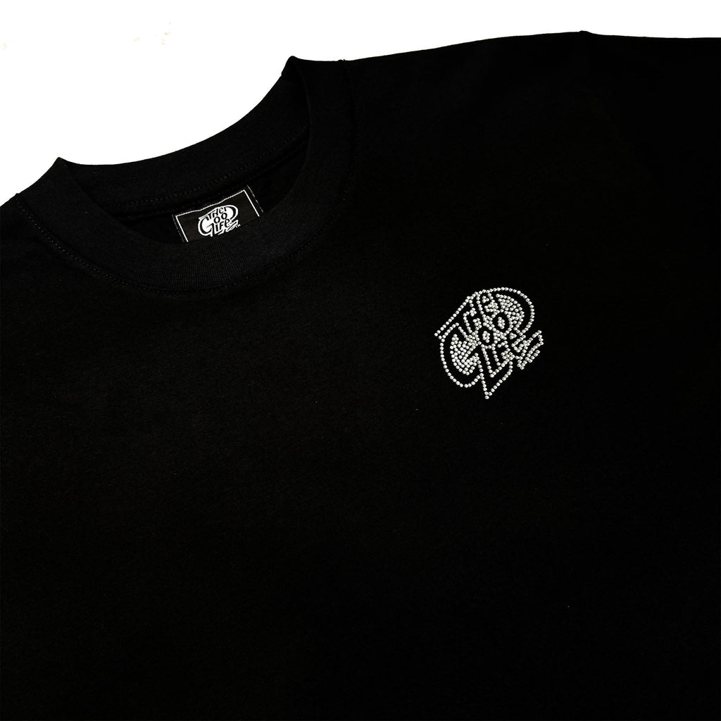 OG LOGO "RHINESTONE" (BLACK) T-SHIRT