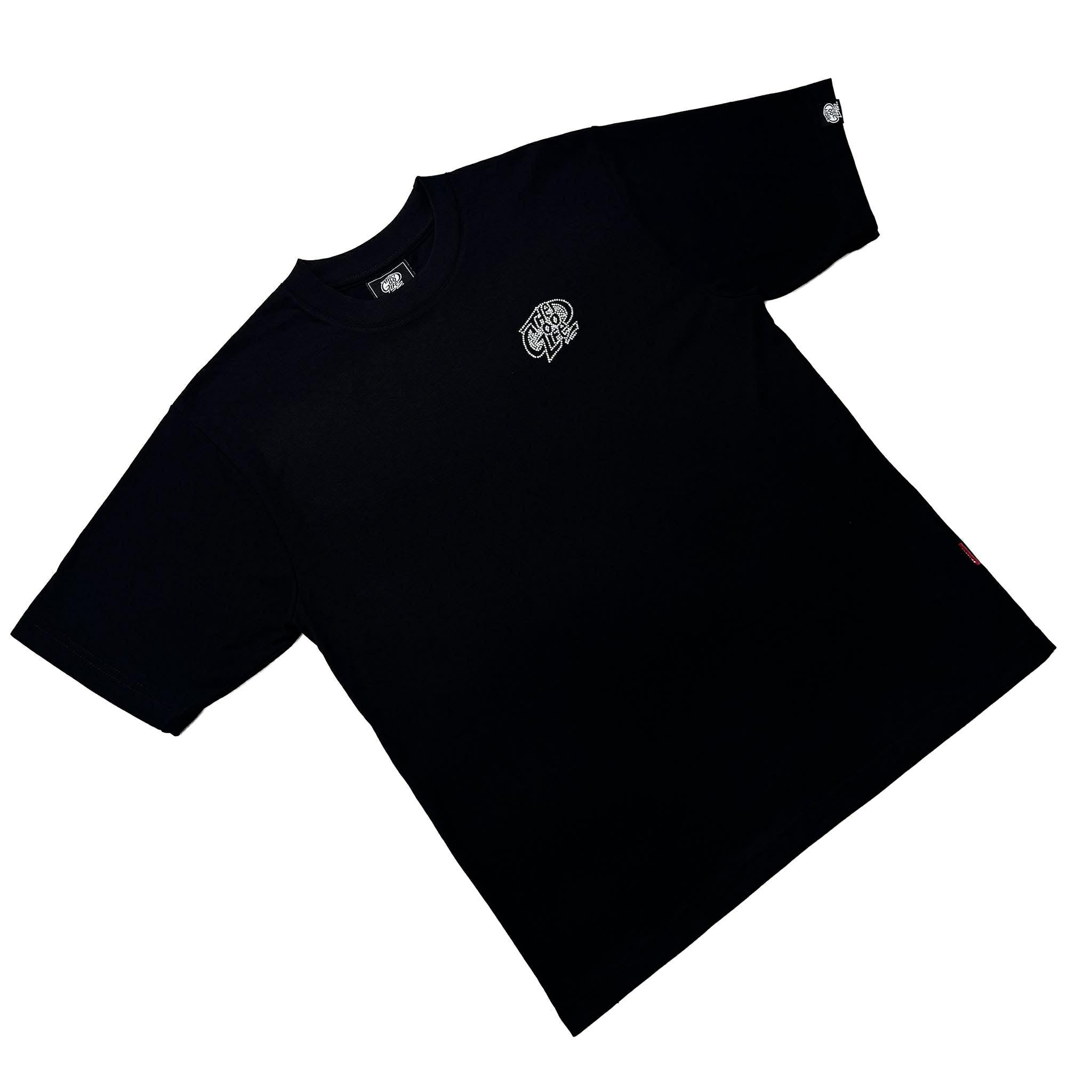 OG LOGO "RHINESTONE" (BLACK) T-SHIRT