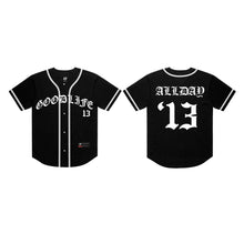 OLD ENGLISH (BLACK) BASEBALL JERSEY
