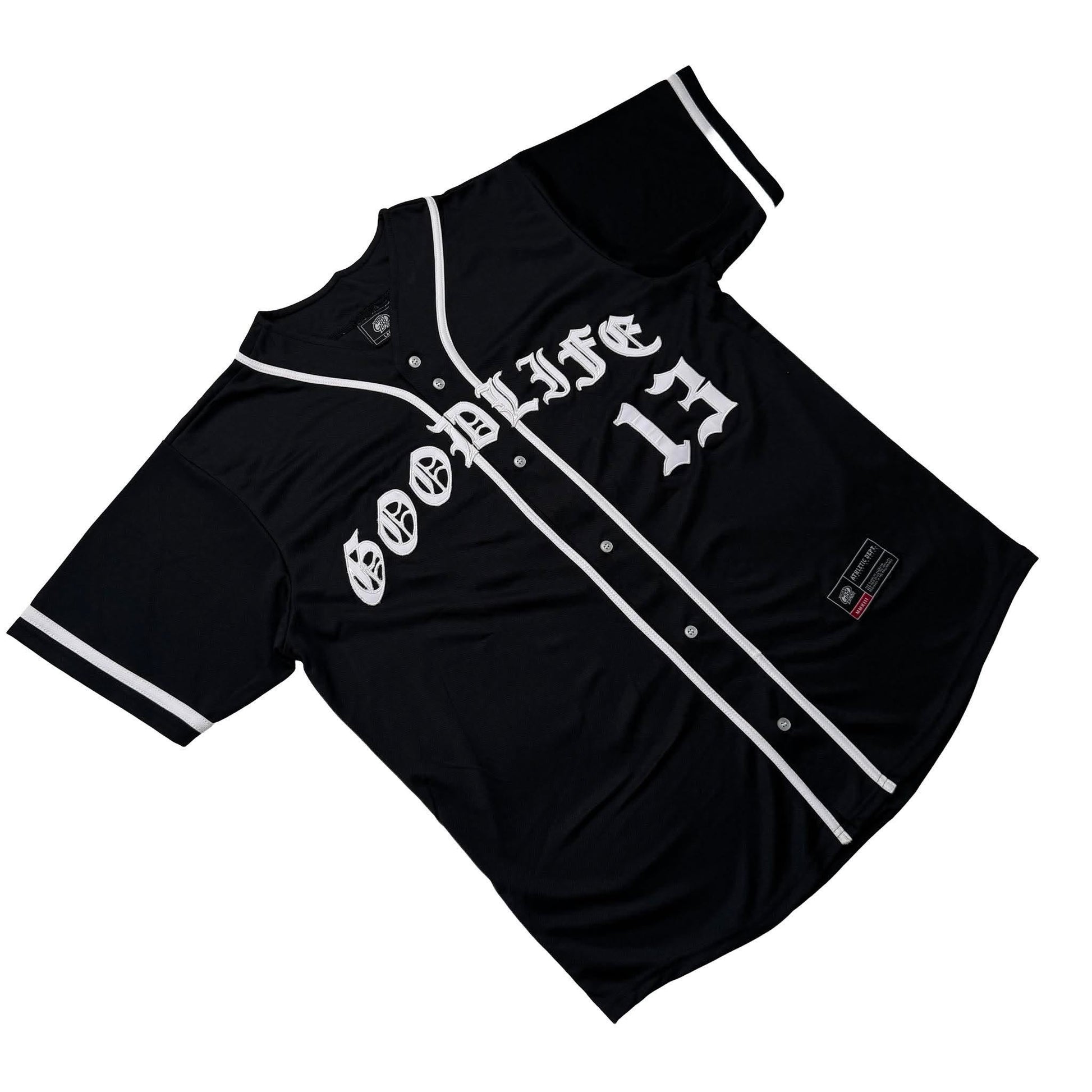 OLD ENGLISH (BLACK) BASEBALL JERSEY