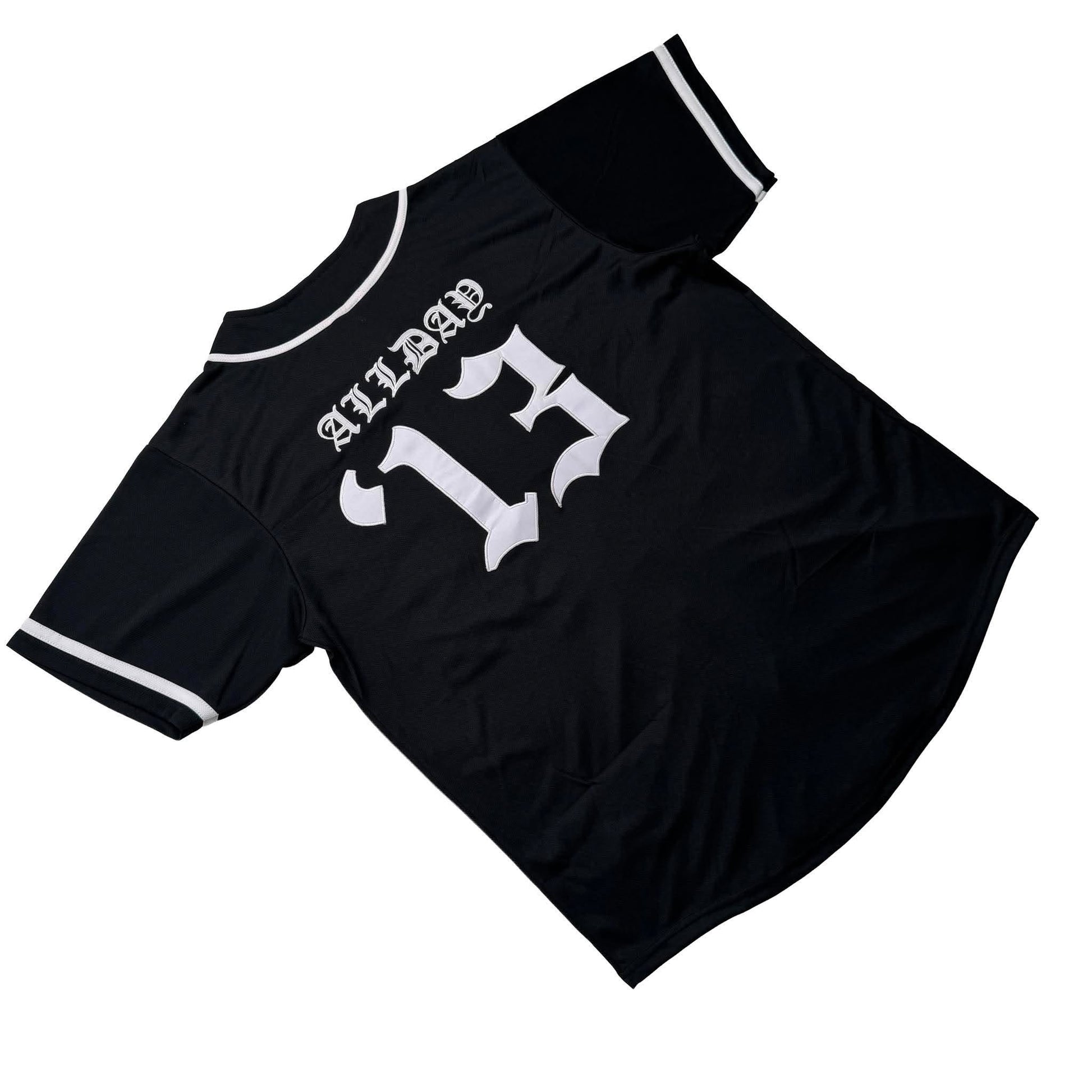OLD ENGLISH (BLACK) BASEBALL JERSEY