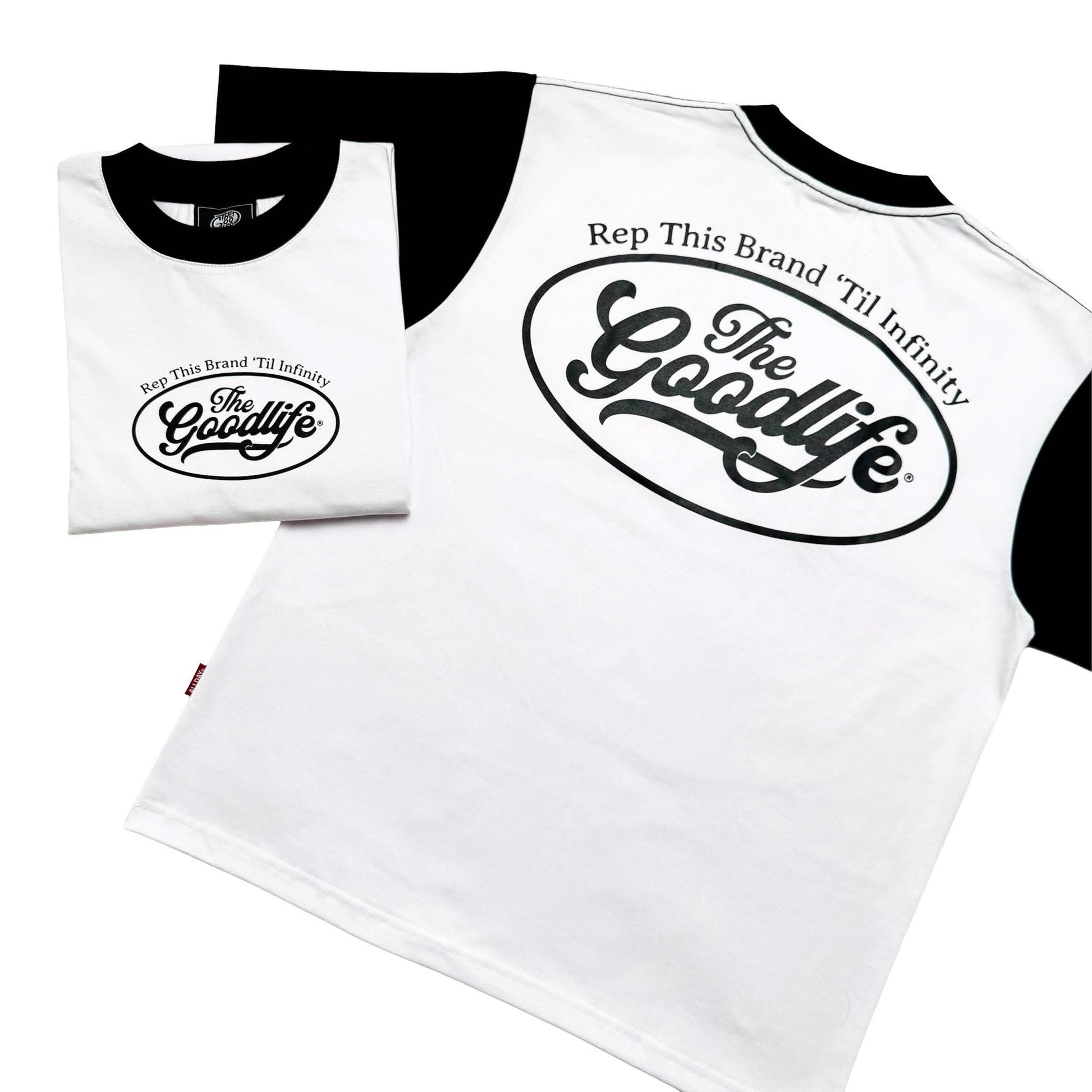 OVAL SCRIPT (2TONE) T-SHIRT