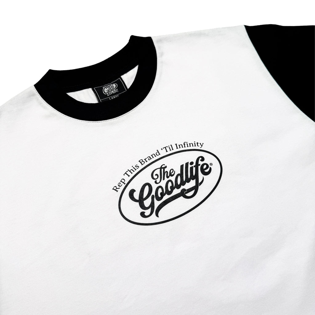 OVAL SCRIPT (2TONE) T-SHIRT