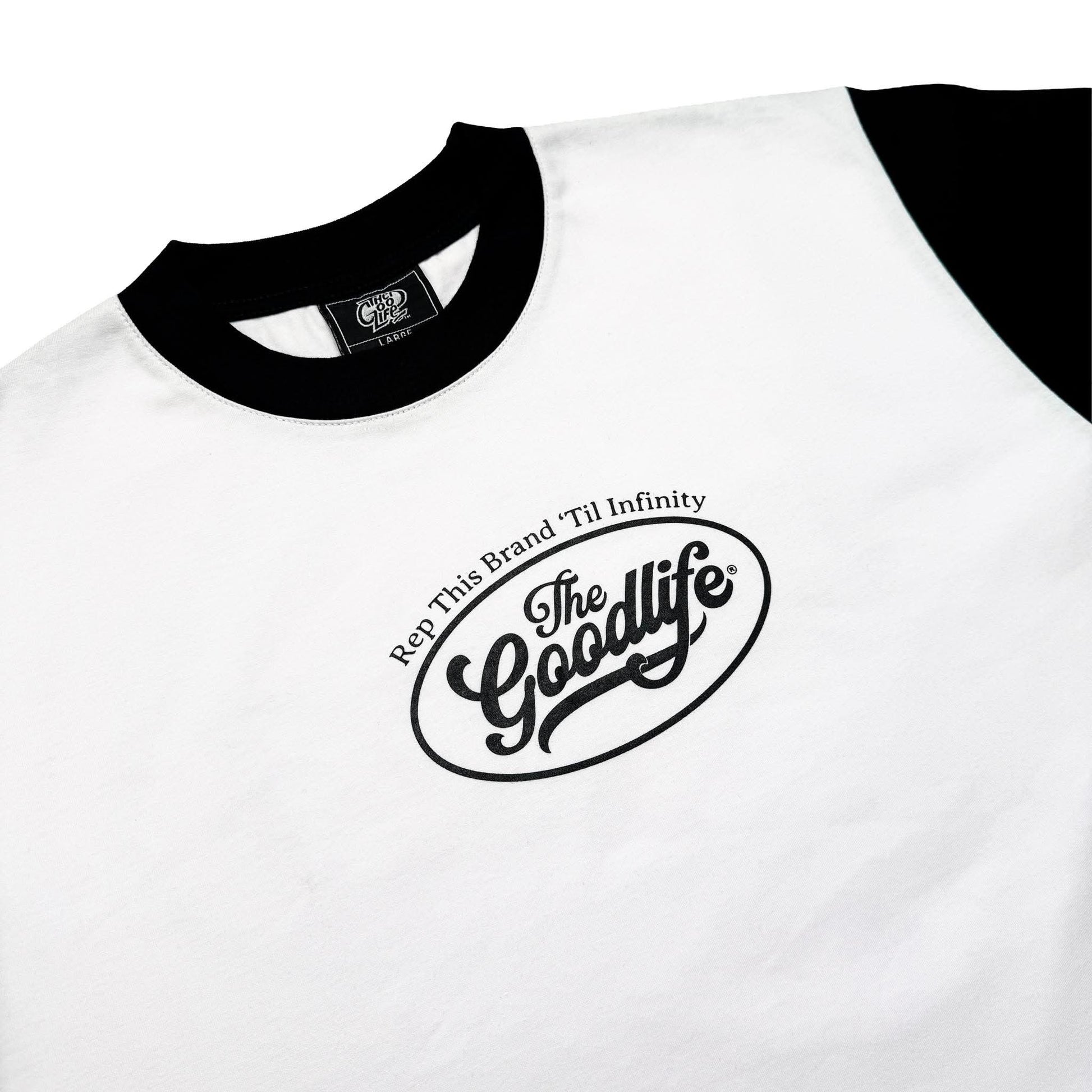 OVAL SCRIPT (2TONE) T-SHIRT