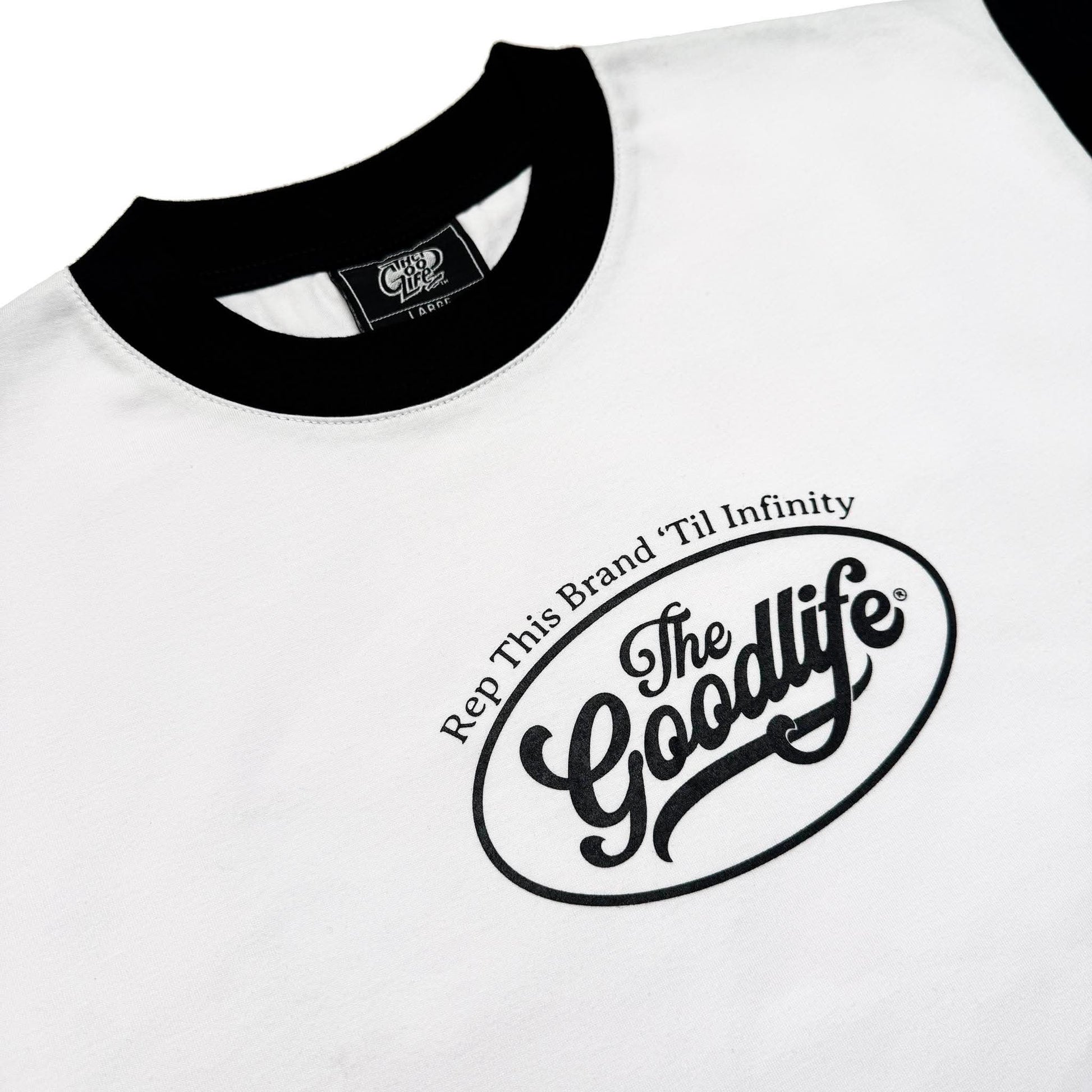 OVAL SCRIPT (2TONE) T-SHIRT