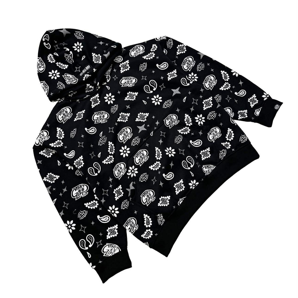ROYAL PAISLEY (BLACK) HOODIE